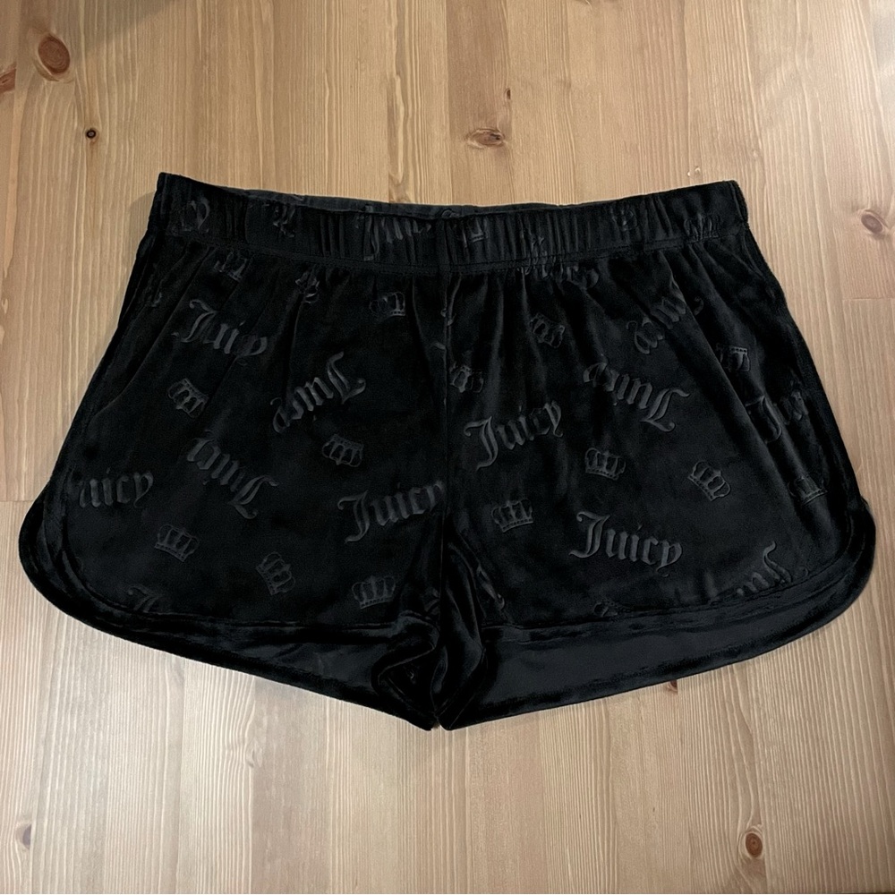 Juicy Couture Velour Logo Lounge Short